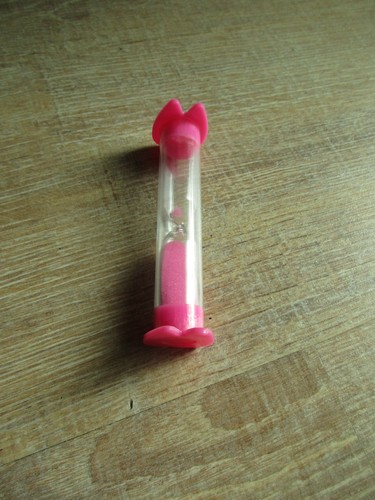 Zahnputz sanduhr pink - sanduhr, mit