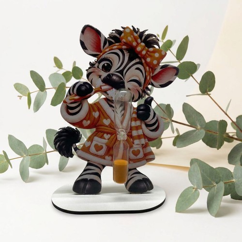 Zahnputzuhr kinder zebra - zahnputzuhr,