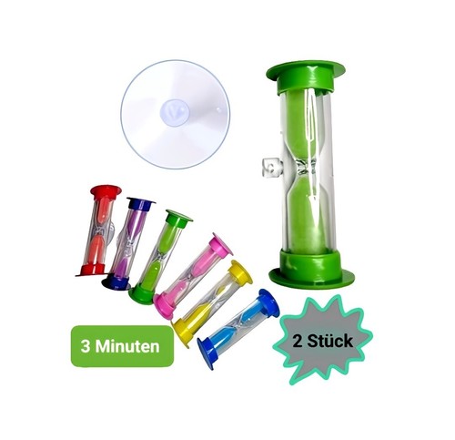 Stück sanduhr mit saugnapf - stück,