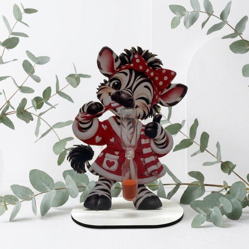 Zahnputzuhr kinder zebra - zahnputzuhr,