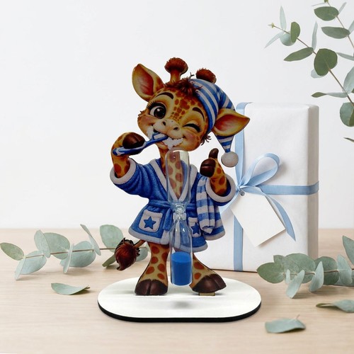 Zahnputzuhr kinder giraffe - zahnputzuhr,